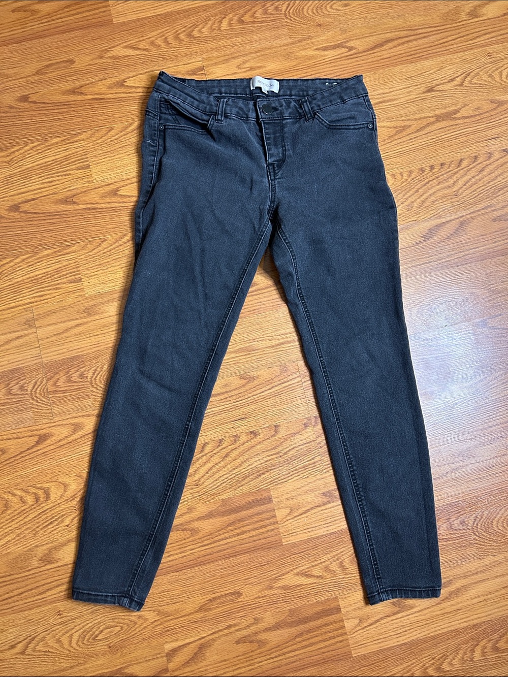 Rewind Black Skinny Jeans - Stretch Denim
